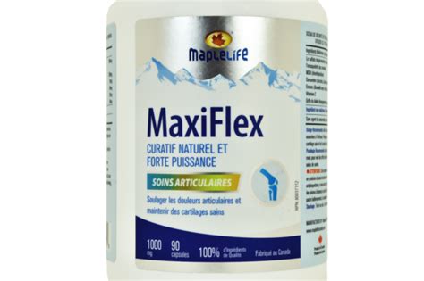 Maplelife Maxiflex 1000mg 90 Capsules Canadian Ginseng Farm