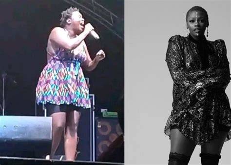 She Didnt Bath Amanda Black Trolled For Maseru Jazz Festival Look