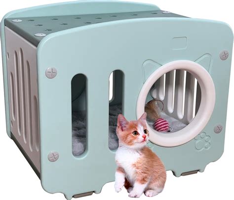 Amazon Waterproof Plastic Cat Houses For Outdoor And Indoor Cats