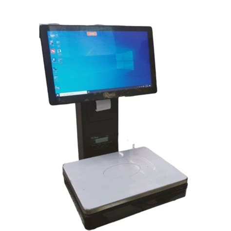 Dual Touch Pos With Integrated Weighing Scale Romio Technologies