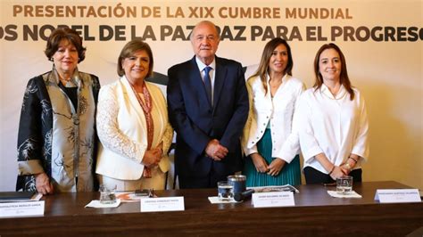 Nuevo León sede de la Cumbre Mundial de Premios Nobel de la Paz