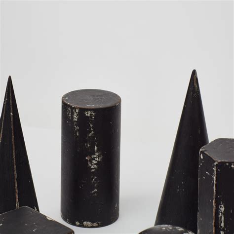 Set Of Painted Geometry Models Béton Brut