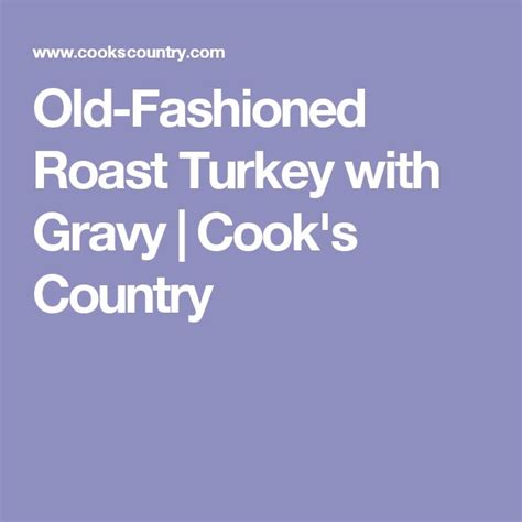 Roast Turkey with Gravy Recipe