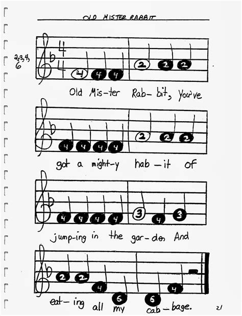 Miss Jacobson's Music: TONETTE SONG BOOK: PAGES 21-30