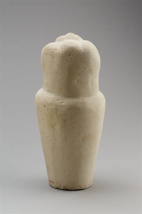 Dummy Canopic Jar With Baboon Head Hapy Third Intermediate Period