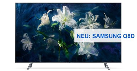 Samsung Q8D Mit Full Array Local Dimming Erweitert 2018 QLED TV Lineup