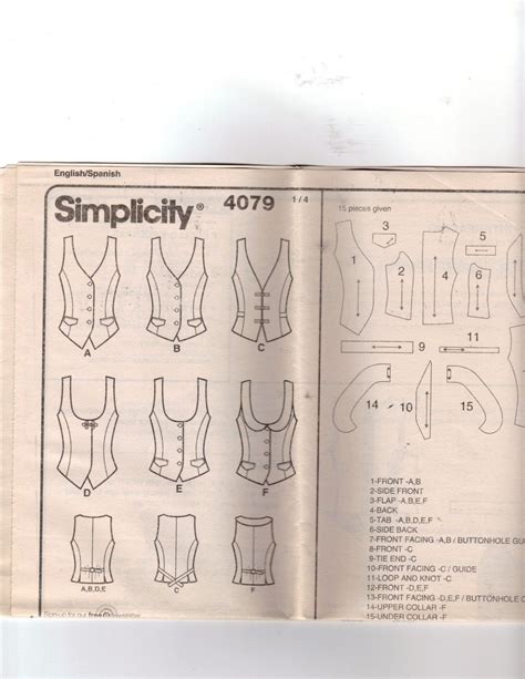 Uncut Simplicity Pattern 4079 Size H5 6 14 Ebay Simplicity Patterns