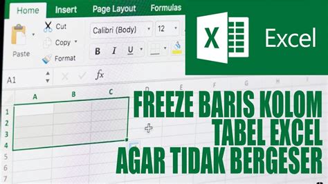 Cara Membekukan Freeze Kolom Dan Baris Tabel Pada Microsoft Excel