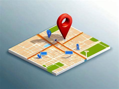 Vector Navigation Map Street 3d Location Pin Locator Pins Pointer