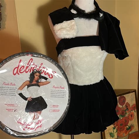 Delicious Other Vtg Sexy Furry Sexy Dressup Sz Snall Medium Panda Babe By Delicious