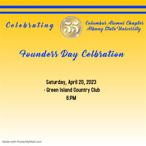 Sigma Gamma Rho Founders Day Postermywall