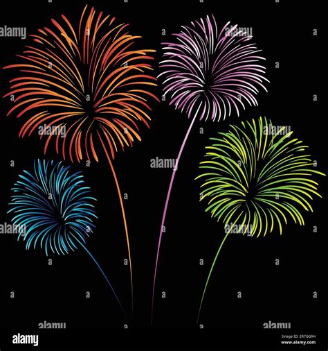 Rauchfeuerwerk Stock Vektorgrafiken Kaufen Alamy