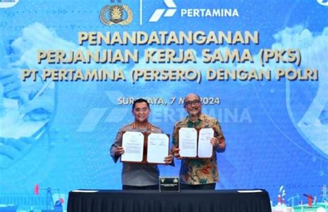 Pertamina Bersinergi Dengan Polri Amankan Objek Vital Nasional Kedai