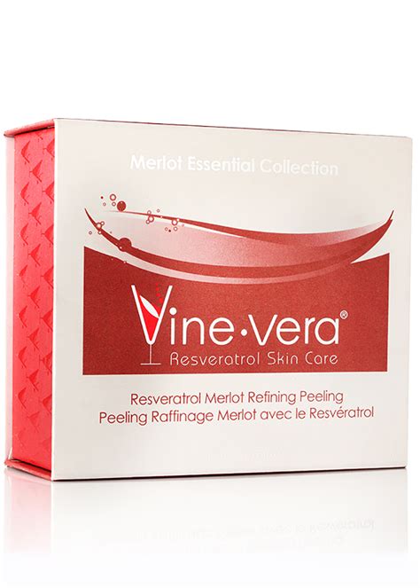 Resveratrol Merlot Refining Peeling Vine Vera Resveratrol Skin Care