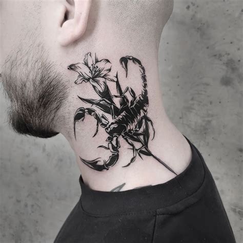 Scorpion Tattoo On Neck Meaning