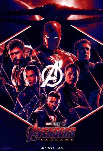 Poster Cartaz Vingadores Ultimato C 60x90cm Parcelamento Sem Juros