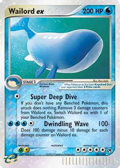 Wailord EX XYPrimal Clash TCG Card Database Pokemon