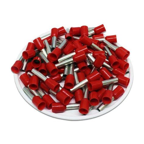 F40012r 12 Awg 12mm Pin Insulated Ferrules Red Ferrules Direct