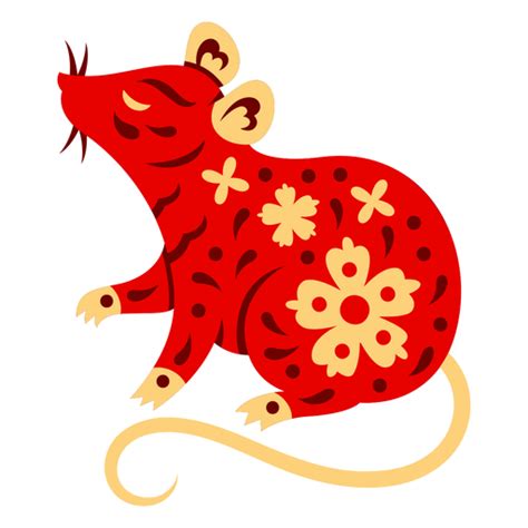 Chinese New Year Rat Eyes Closed Png And Svg Design For T Shirts