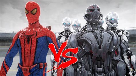 Ultron Vs Spiderman