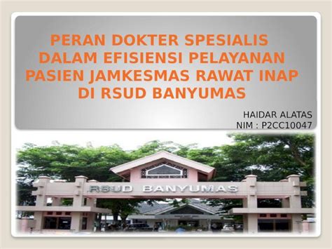 Pptx Peran Dokter Spesialis Tesis Mm Dokumen Tips