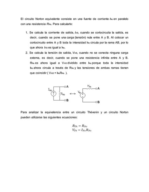 Erwin Rincon Teoremas De Circuitos Electricos Pdf