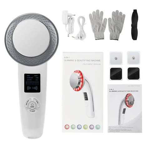 Hljhkjwm 6 In 1 Effective Ultrasonic Cavitation Body Slimming Massager