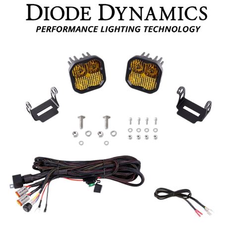 Diode Dynamics Ss3 Sport Amber Backlit Led Ditch Light Kit For 2021 F Rudys Performance Parts