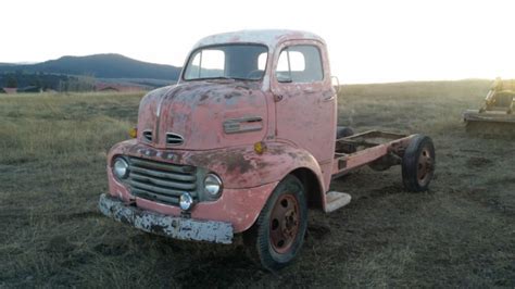 1949 FORD F 6 COE CAB OVER SNUBNOSE TRUCK FLATHEAD V8 KUSTOM HOT RAD ROD