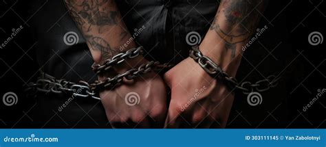 intertwined hands   man  woman  cuffs authenticity stock