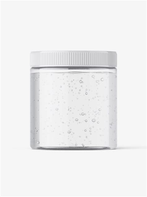 Jar With Tampered Lid Mockup Gel Smarty Mockups