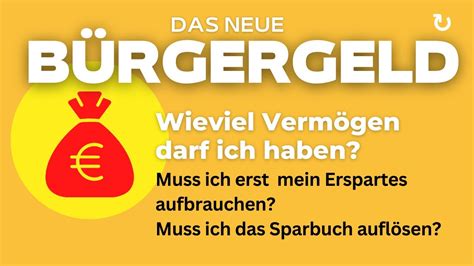 B Rgergeld Verm Gen Muss Ich Erst Mein Erspartes Aufbrauchen Um