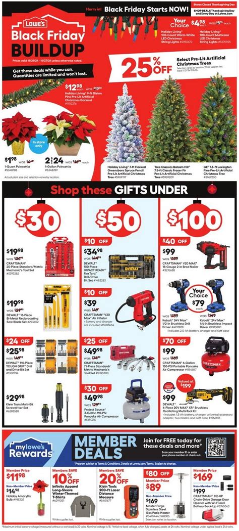 Lowe S Black Friday Ad Nov 21 Nov 27 2024