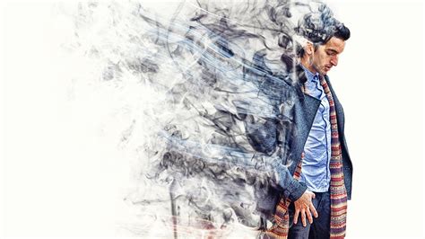 Smoke Effect Dispersion And Filter Adjustment Photoshop Tutorial Cs