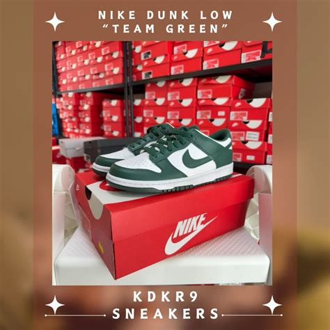 Nike Dunk Low Team Green ของแท้ พร้อมส่ง Shopee Thailand