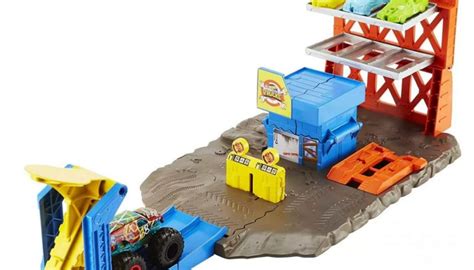 Hot Wheels Monster Trucks Blast Station Playset HFB12 Toys 4 You