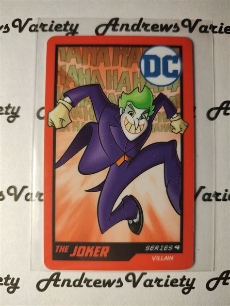 Dc Comics Coin Pusher Cards Series The Joker No Barcode Ebay