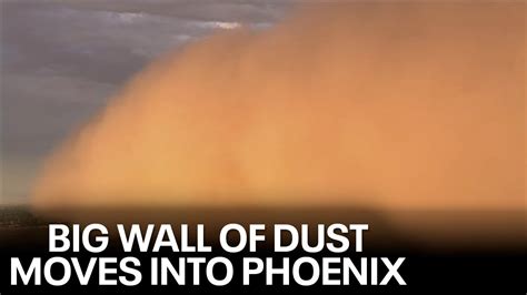 Monsoon 2022 Massive Dust Storm Blows Through Parts Of Phoenix Area Youtube