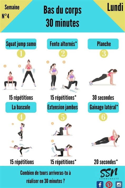 3 mois pour retrouver la forme Semaine 4 Séance 1 Sport Santé