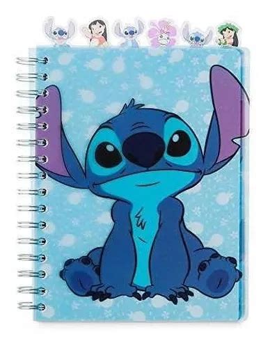 Stitch Cuaderno De Notas Espiral Disney Store Envío gratis