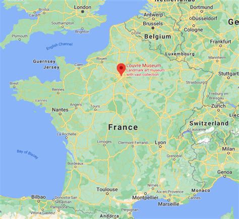 Where Is Louvre Museum Located Location Of Louvre Museum In World Map