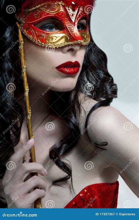 Lady In Mask Royalty Free Stock Photography - Image: 17357367
