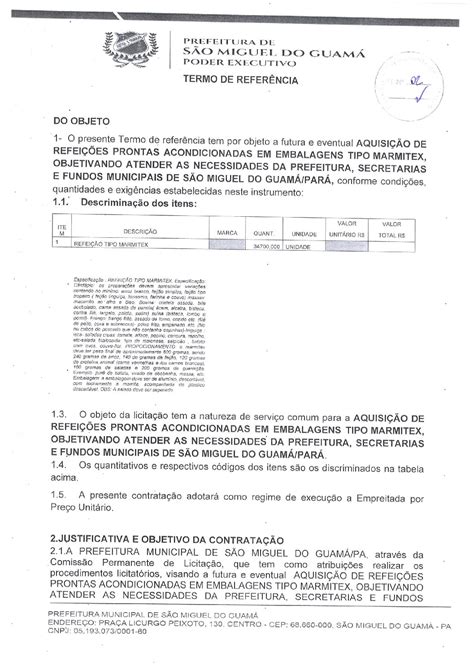 6 PE 054 2022 TERMO DE REFERÊNCIA MARMITEX 2 Prefeitura