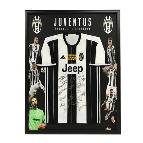 Soccer - Juventus FC Signed & Framed 2016/17 Jersey | Taylormade ...