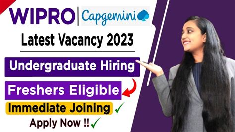 Capgemini Recruitment 2023 Wipro Recruitment 2023 Wipro Jobs For