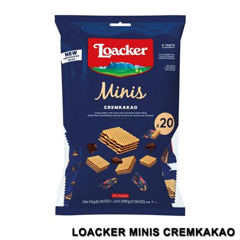 Loacker Minis Cremkakao 10g X 20s Mini Size Wafers Lazada