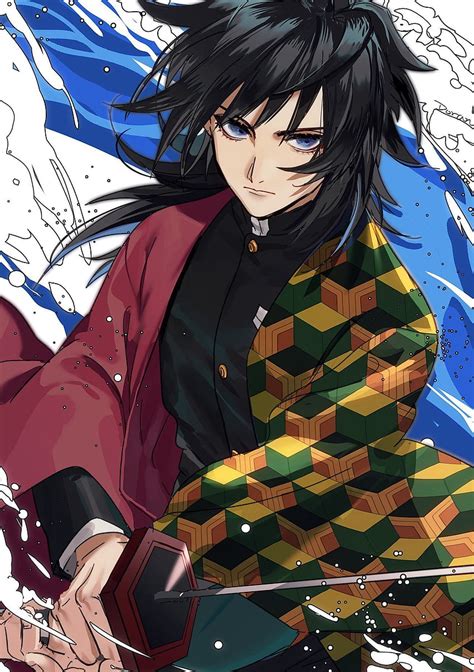 Giyu Tomioka Kimetsu No Yaiba Giyu Tomioka Demon Slayer Anime