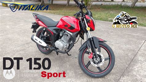 Italika Dt Sport G Motos Mx Youtube