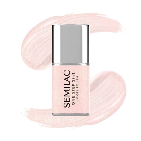 Semilac Vernis Semi Permanent One Step S Naked Glitter Rose Ml