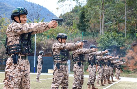 练就“神枪手”，武警河池支队开展实弹射击训练进行战队目标